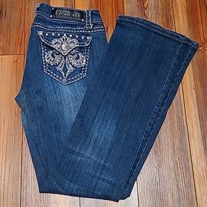 LAidol jewel jeans bootcut